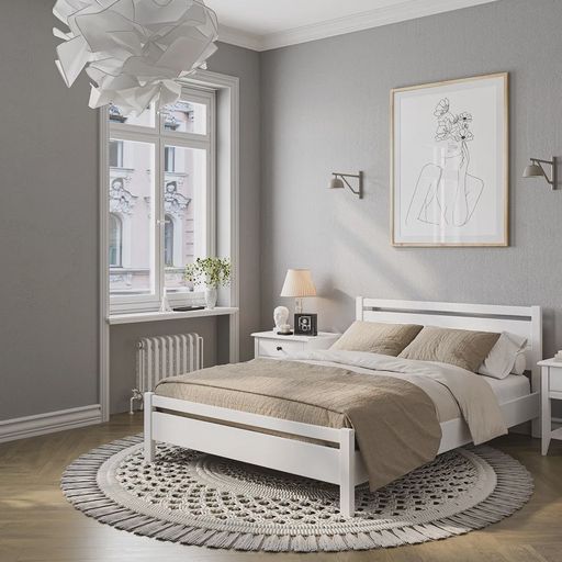 Кровать «Вероника-1», белая